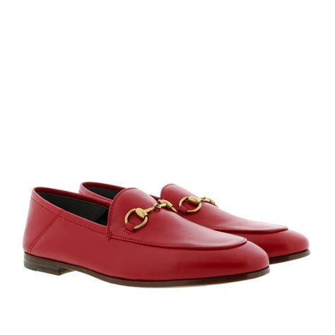 gucci hibiscus red loafers brixton|Gucci brixton horsebit.